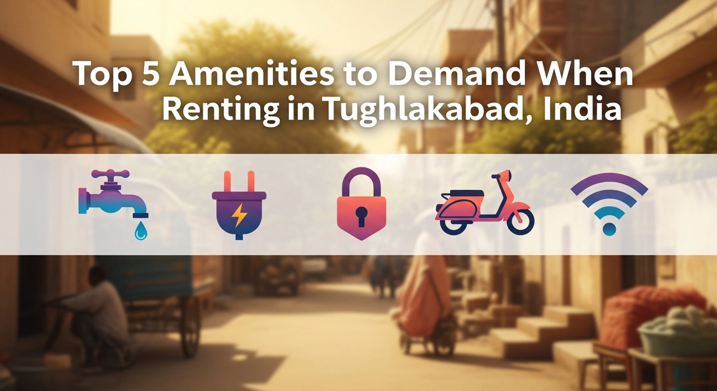 Flat amenities Tughlakabad