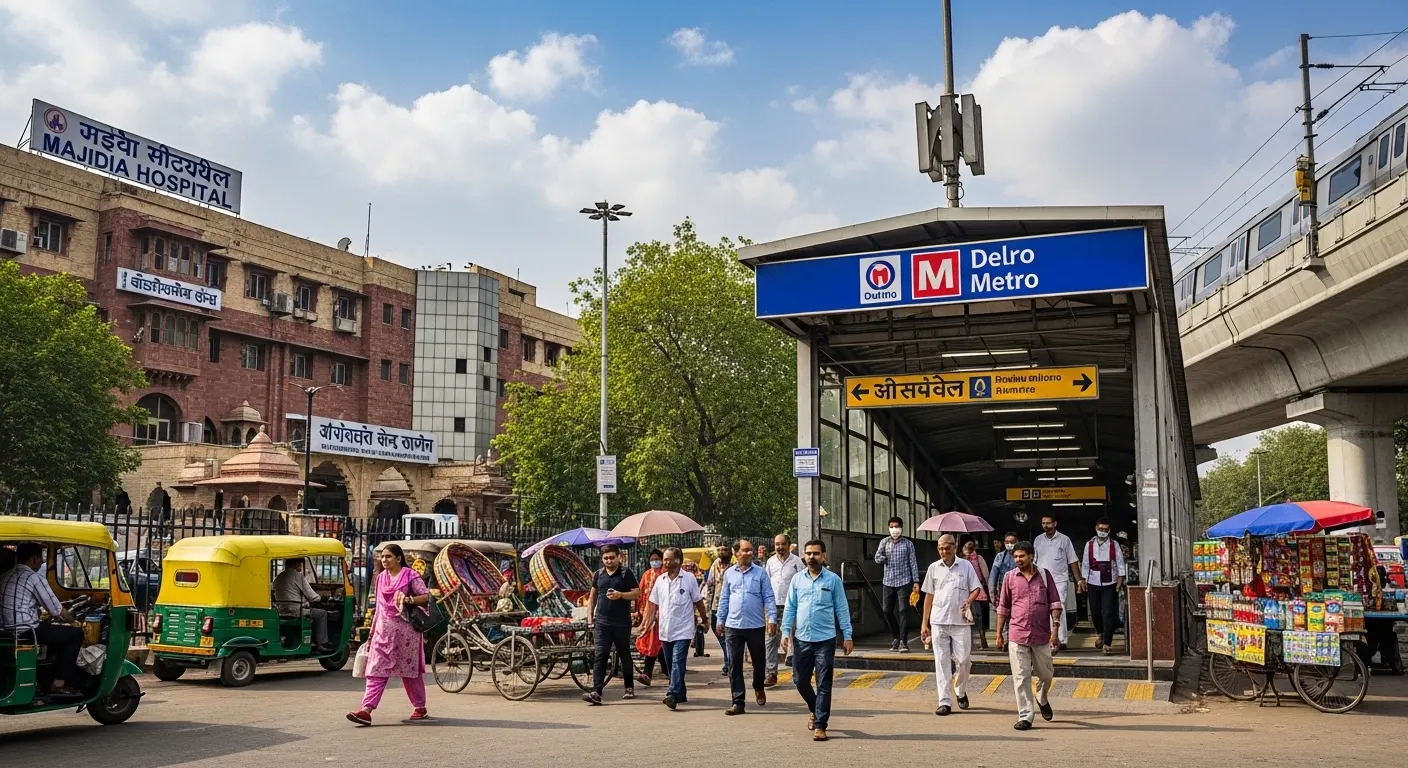 Majidia hospital nearest metro
