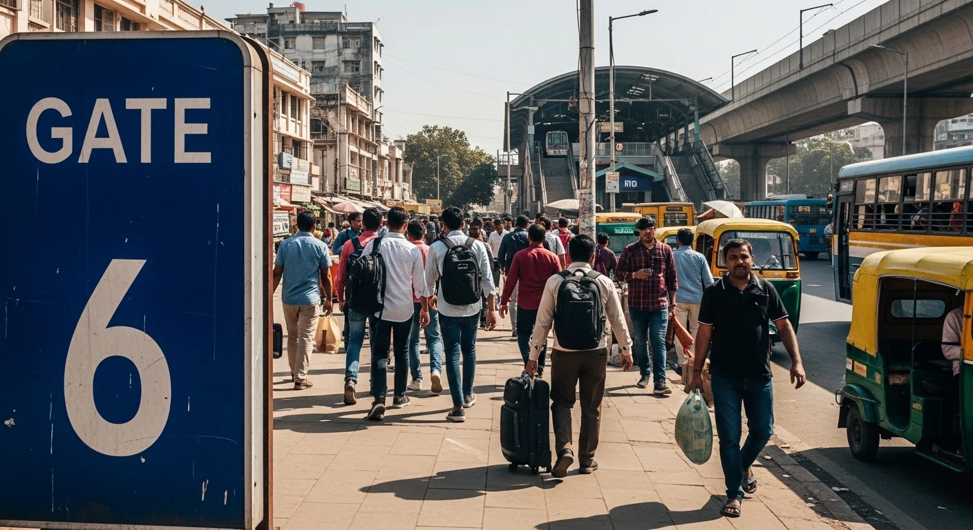 Delhi Metro station