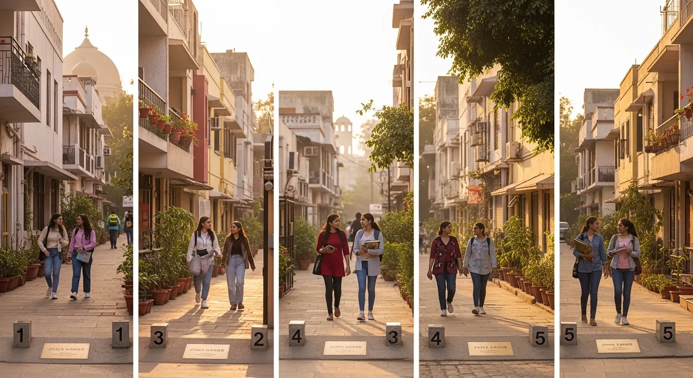 Safe Lanes in Tughlakabad